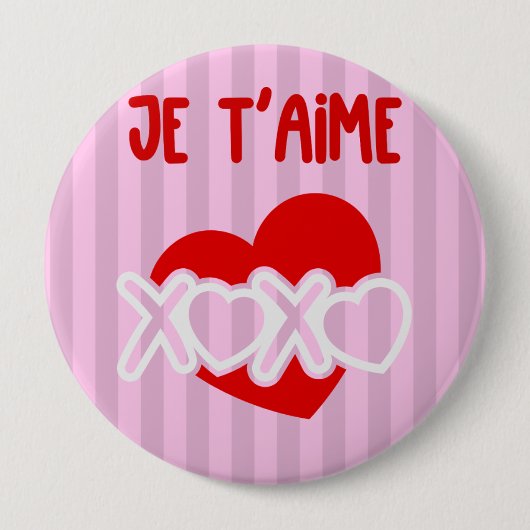Je t'aime button (Vorderseite)