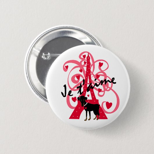 Je t'aime button (Vorne & Hinten)