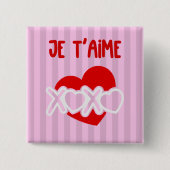 Je t'aime button (Vorderseite)