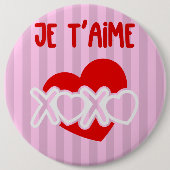 Je t'aime button (Vorderseite)