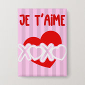 Je t'aime button (Vorderseite)