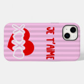 Je t'aime Case-Mate iPhone hülle (Rückseite (Horizontal))