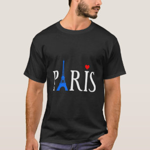 Je T'aime Eiffel Tower Paris I Liebe Souvenir Fran T-Shirt