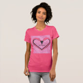 Je t'aime, Flamingo Kiss Heart von SandyCloss T-Shirt (Vorne ganz)