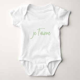 Je T'aime Französisch Ich Liebe Sie Cool Baby Strampler