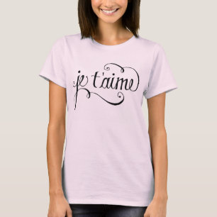"Je t'aime" französisches Sprichwort-Ultra-Weiche T-Shirt
