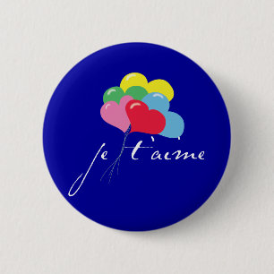 Je' taime (Ich Liebe dich) Button