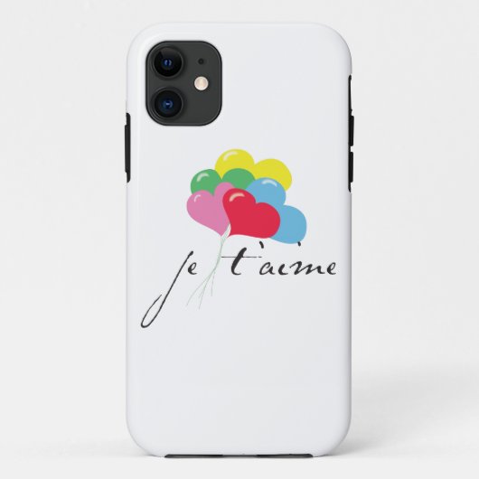 Je' taime (Ich Liebe dich) Case-Mate iPhone Hülle (Rückseite)