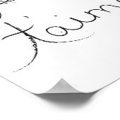 Je t'aime - " Ich Liebe Sie " auf Englisch - Poste Poster (Ecke)