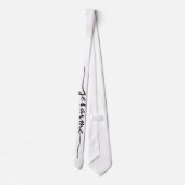 je taime - Ich Liebe Sie auf Französisch - schwarz Krawatte (Rückseite)