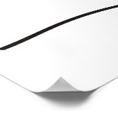 je taime - Ich Liebe Sie auf Französisch - schwarz Poster (Ecke)