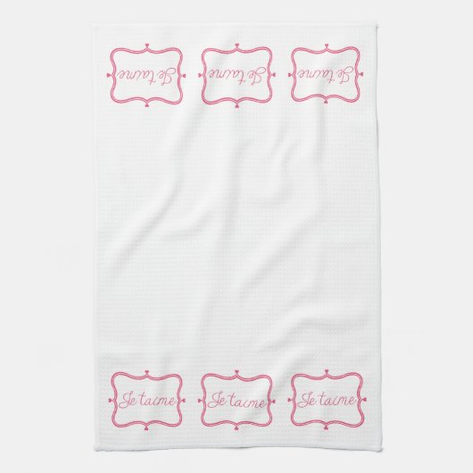 Je Taime Kitchen Towels Geschirrtuch (Vertikal)