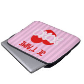 Je t'aime laptopschutzhülle (Vorne Knopf)