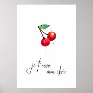 Je t'aime mon cheri poster
