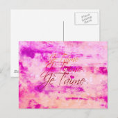 Je T'aime, nochmals besucht Postkarte (Vorne/Hinten)