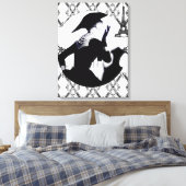 Je T'aime Paris (I Liebe Paris) Leinwanddruck (Insitu (Schlafzimmer))