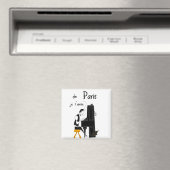 je taime Paris Magnet (In Situ (Geschirrspüler))