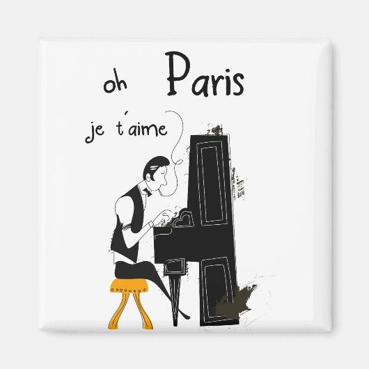 je taime Paris Magnet (Vorne)