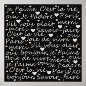 Je t'aime poster (Vorne)