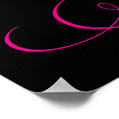 Je taime Poster/Print Poster (Ecke)