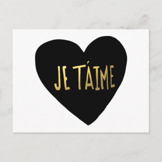 Je T'aime Postkarte