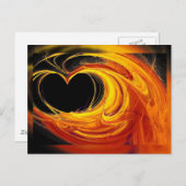 Je taime postkarte (Vorne/Hinten)