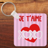Je t'aime schlüsselanhänger (Vorderseite)