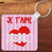 Je t'aime schlüsselanhänger (Rückseite)