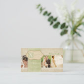 Je taime Visitenkarten Visitenkarte (Stehend Vorderseite)