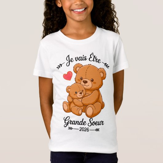 Je Vais être Grande Soeur T-Shirt (Vorderseite)