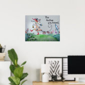 Je weiter Sie reisen, desto weiter gehen Sie Poster (Heimbüro)