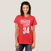 Jealous 34 Jahre T-Shirt (Vorne ganz)