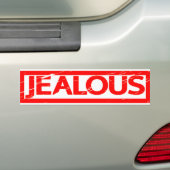 Jealous Briefmarke Autoaufkleber (Auf Auto)