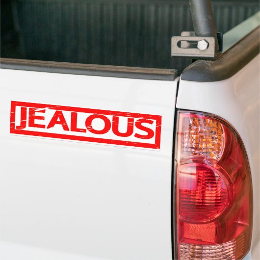 Jealous Briefmarke Autoaufkleber (Auf Lkw)