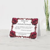 Jealous Cat Anti-Valentine Grußkarte Dankeskarte (Rückseite)