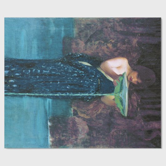 Jealous Circe, John William Waterhouse Geschenkpapier (Flach)