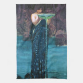 Jealous Circe, John William Waterhouse Geschirrtuch (Vertikal)
