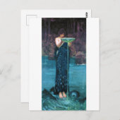 Jealous Circe, John William Waterhouse Postkarte (Vorne/Hinten)
