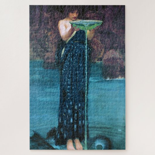 Jealous Circe, John William Waterhouse Puzzle (Vertikal)