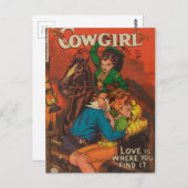 Jealous Cowgirl Postkarte (Vorne/Hinten)
