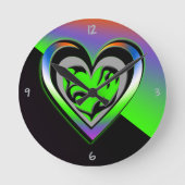 Jealousy Round Clock Runde Wanduhr (Vorderseite)