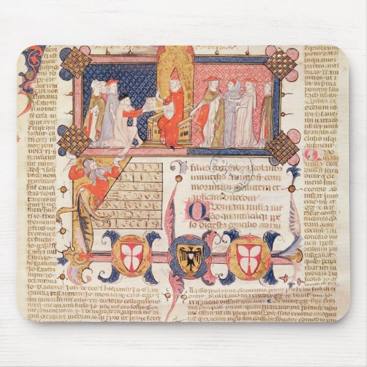 Jean Andre, der seinem Arbeit Papst mildes V Mousepad (Vorne)