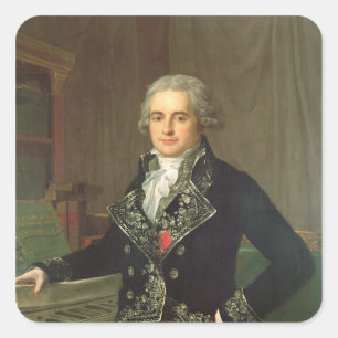 Jean Antoine Chaptal Comte de Chanteloupe Quadratischer Aufkleber