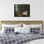 Jean-Antoine Watteau - Ansammlung Pastoral Leinwanddruck (Insitu (Schlafzimmer))