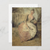 Jean-Antoine Watteau CC0588 Rokoko Postcard Postkarte (Vorne/Hinten)