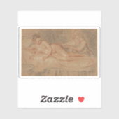 Jean-Antoine Watteau - Die Lösung Aufkleber (Blatt)