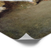 Jean-Antoine Watteau La Surprise Poster (Ecke)