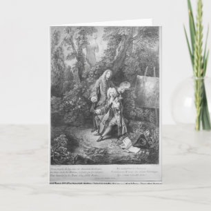 Jean Antoine Watteau und Freund Monsieur Karte