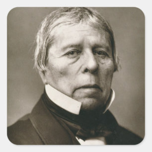 Jean Auguste Dominique Ingres (1780-1867), von 'G Quadratischer Aufkleber