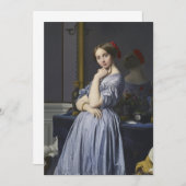 Jean-Auguste-Dominique Ingres - Comtesse d'Hausson Einladung (Vorne/Hinten)